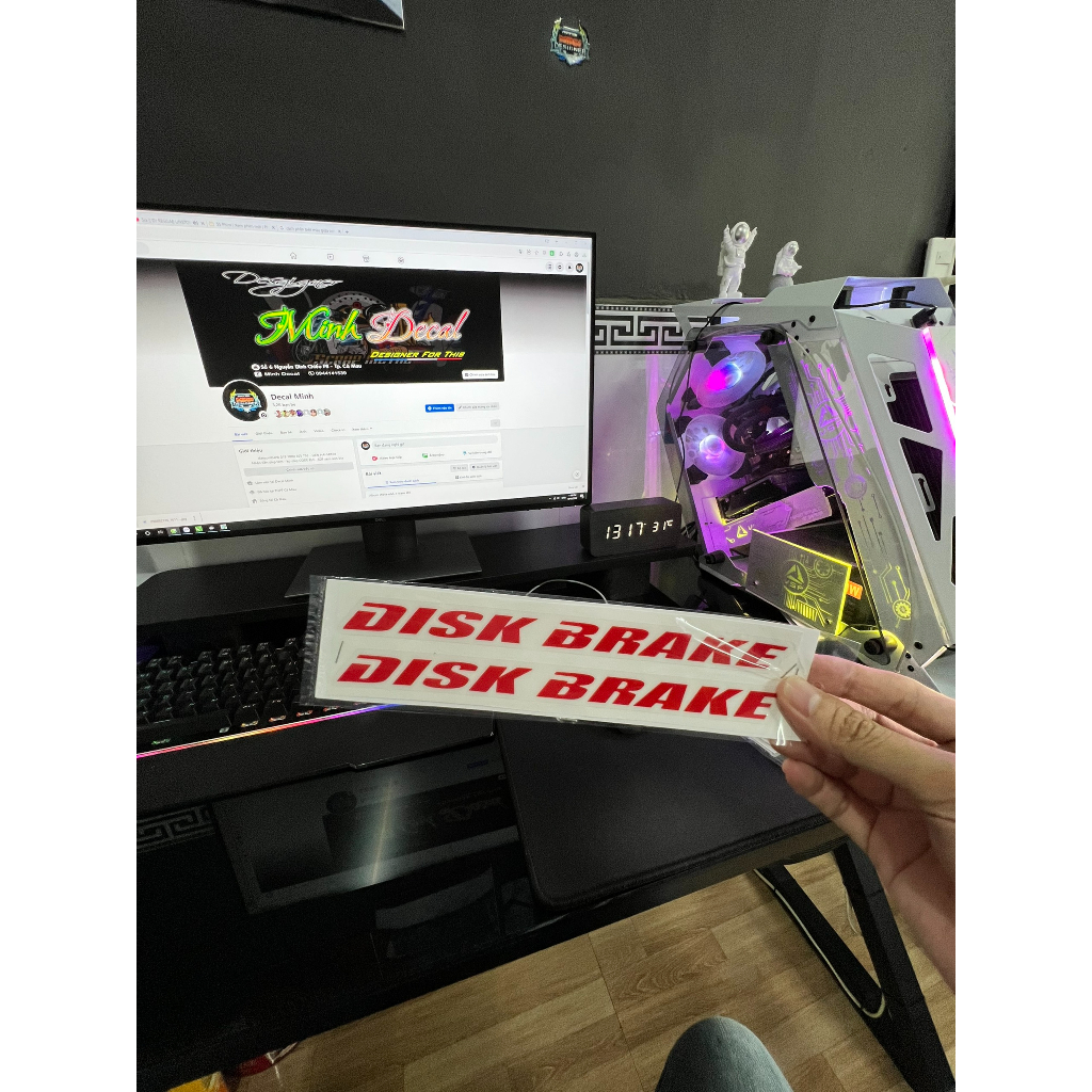 TEM DÁN PHUỘC XE MÁY - CẮT GHÉP SẲN- CHUẨN KHUNG