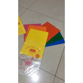 Combo 5 Tập Giấy Thủ Công A4 (1 Túi /10 Tờ -8 Màu )