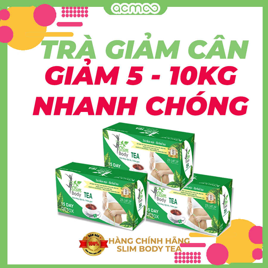 Trà giảm cân detox nhanh an toàn Slim Body hiệu quả cấp tốc