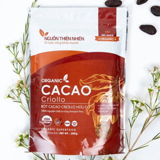 X2 gói bột cacao nguyên chất 100% criollo amazon peru - organic - ảnh sản phẩm 3