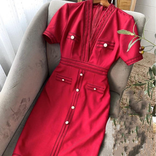 MẬP STYLE ĐẦM BODY THUN ĐỎ SIZE 50-90 KG
