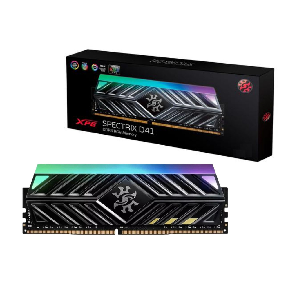Ram LED 8GB D41 ADATA  Buss 3200MHz LED RGB