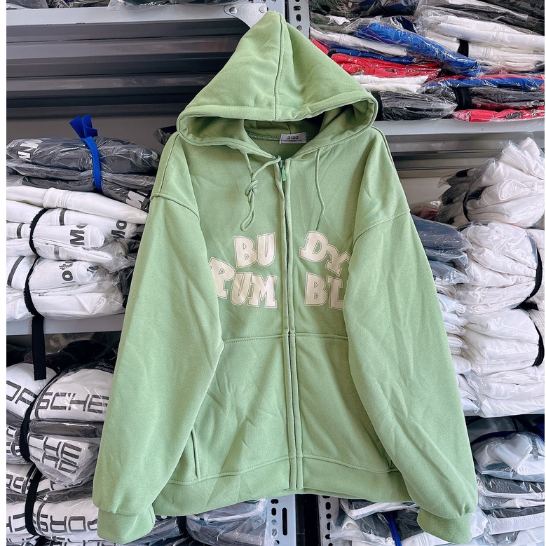 Áo khoác nỉ hoodie chữ BURUM Unisex, chất dày dặn có mũ, nhiều màu form rộng phù hợp cho cả nam và nữ | BigBuy360 - bigbuy360.vn
