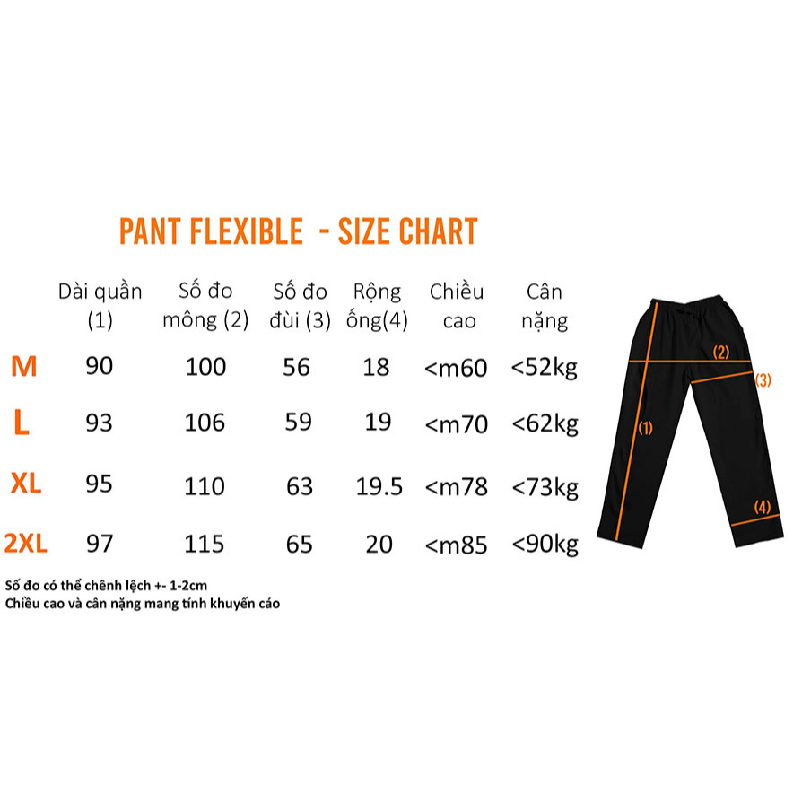 MONATA BLUELIGHT Pants Flexible - Quần dài kaki thun cao cấp Premium ống suông co dãn