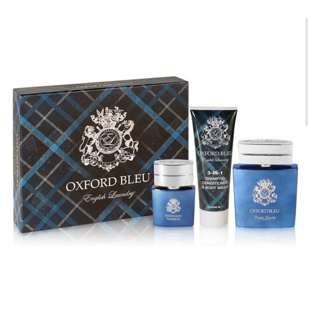 Set Nước Hoa Nam English Laundry Oxford Bleu x 3