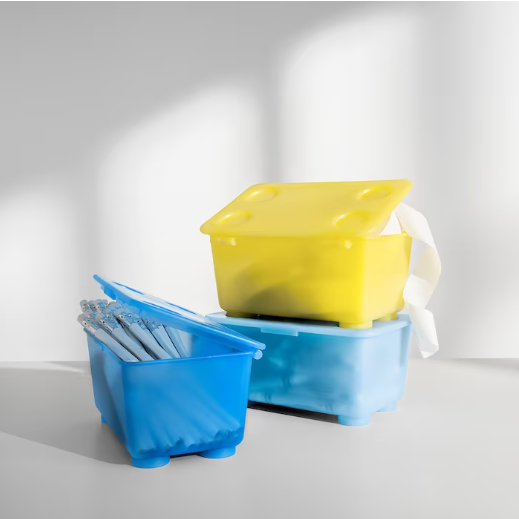 Bộ 3 hộp 17 x10cm GLIS IKEA chính hãng