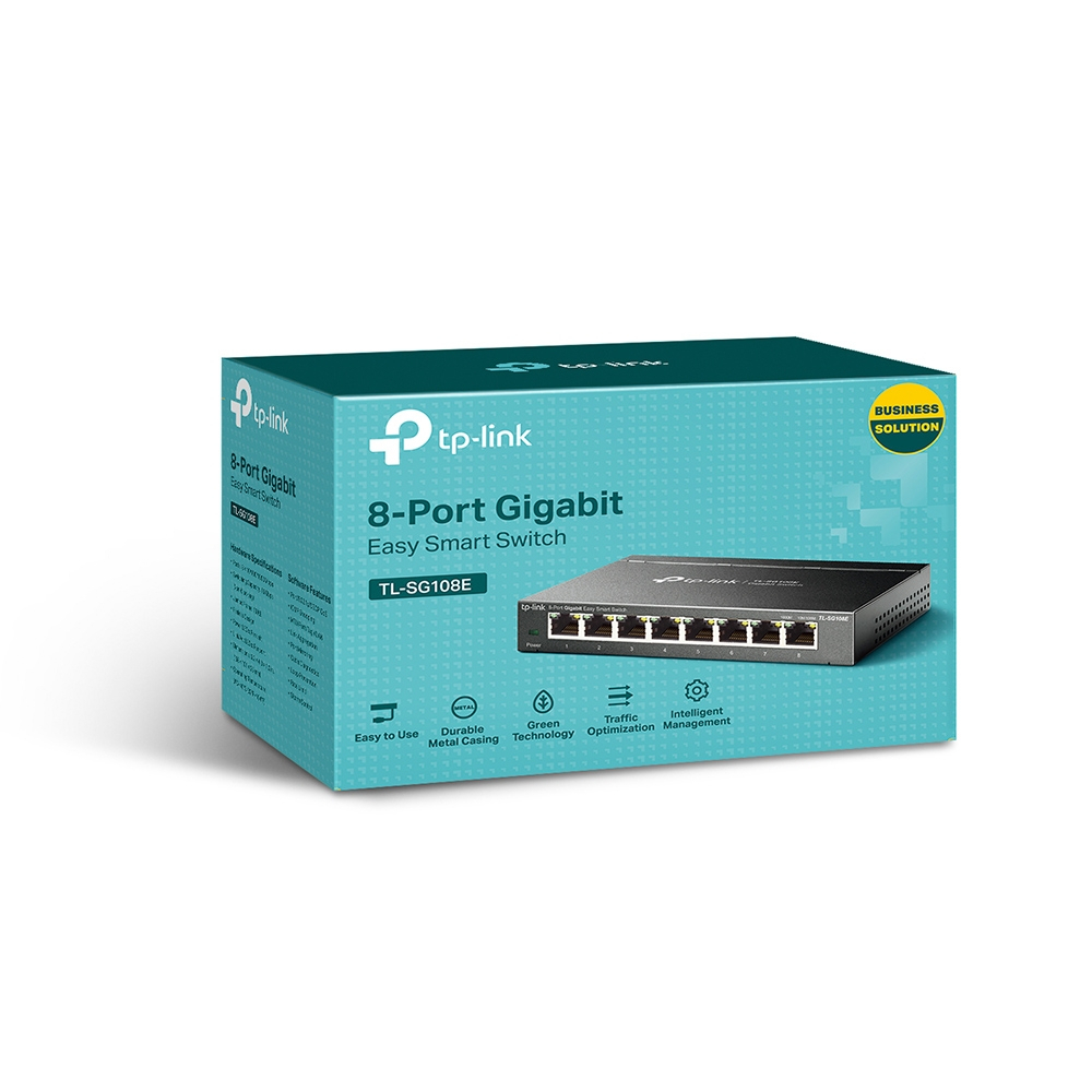 [Hỏa Tốc] Bộ Chia Tín Hiệu Thông Minh Dễ Dàng TP-Link TL-SG108E 8 Cổng Gigabit