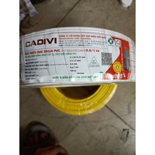 DÂY ĐIỆN ĐÔI CADIVI 2 x 30 (100 MÉT / CUỘN)
