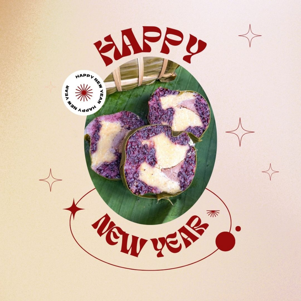 [ Ship miền Nam ] Bánh chưng gạo lứt eatclean nhân ức gà nạc heo đánh bay nỗi lo béo ngày Tết