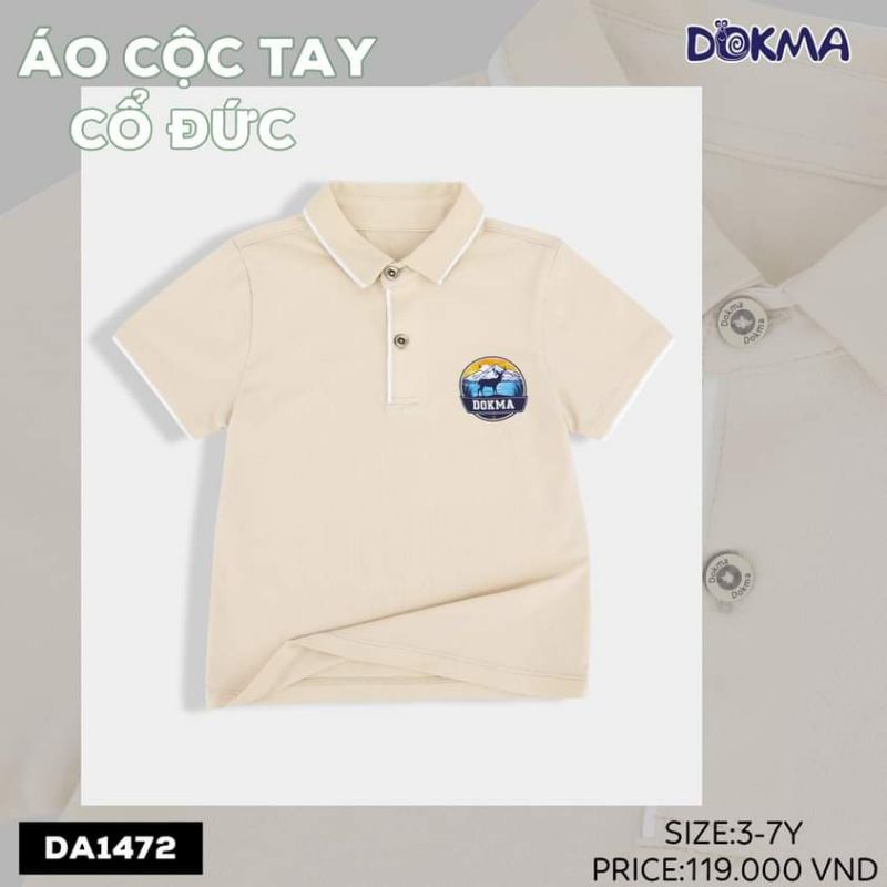 Áo cộc bé trai dokma