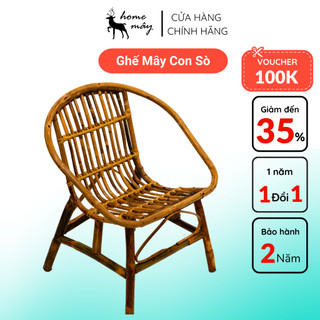 Ghế mây con sò HOME STUDIO decor trang trí quán cà phê, ngồi thư giãn