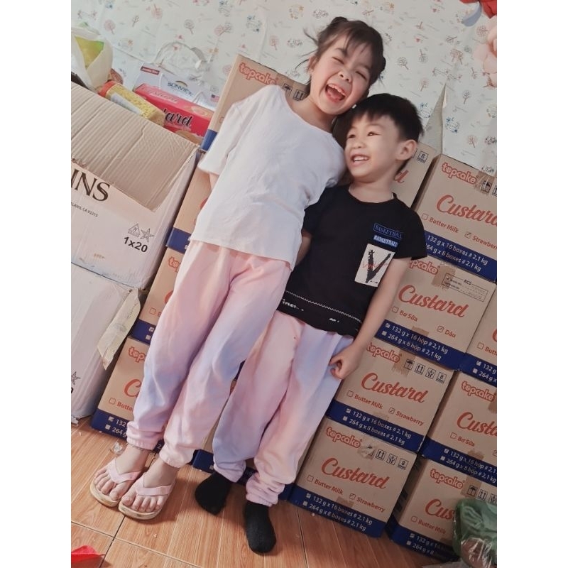 quần nỉ bông bé