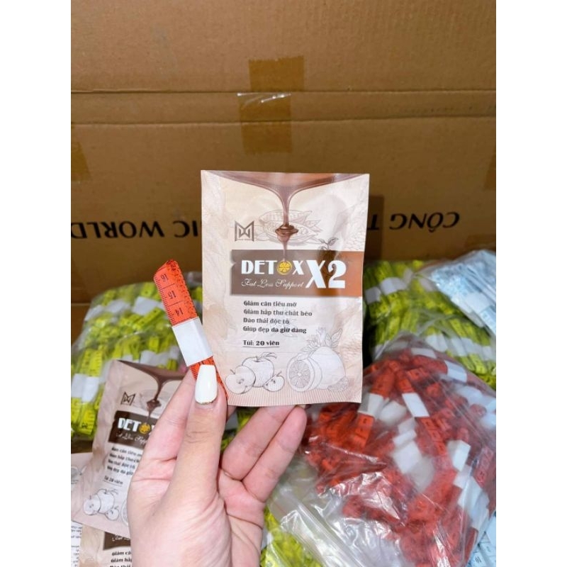 Detox - X2  Siêu Hủy Mỡ Giảm Mỡ Bụng Thần Tốc