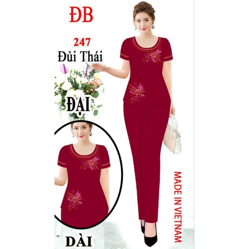 Bộ Đũi Hàng Trung Niên Combo 2b