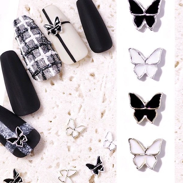 Charm bướm mini kute trang trí móng