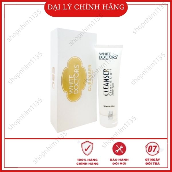 Sữa rửa mặt y học White Doctors làm sáng da ngừa mụn - White doctors Cleanser
