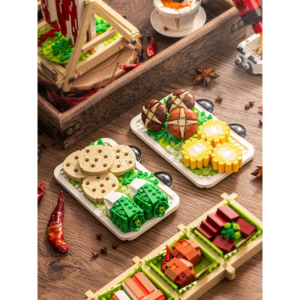 Bộ Lego Mô Hình Lẩu Tứ Xuyên