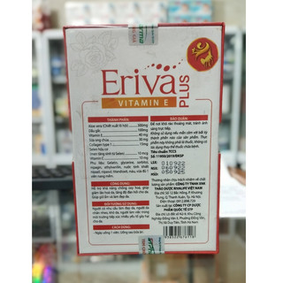Eriva PLUS - Vitamin E Đỏ Giúp Làm Đẹp Da
