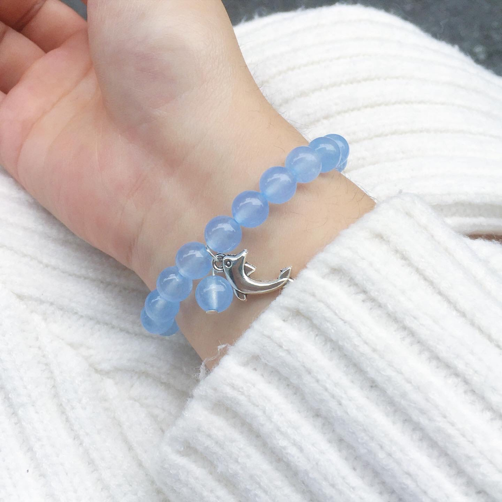 Vòng tay đá Aquamarine