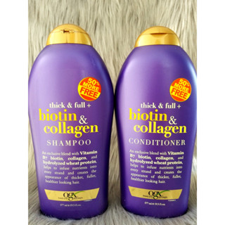 Biotin Collagen Tím -Cặp Dầu gội xả Biotin Collagen Tím 577ml Chống Rụng Tóc Và Kích Thích Mọc Tóc