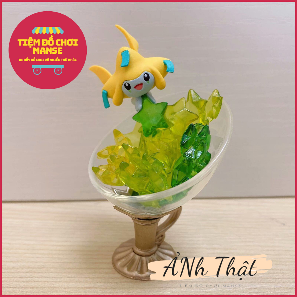 Mô Hình Pokemon Starium bầu trời sao có đế và bối cảnh siêu dễ thương