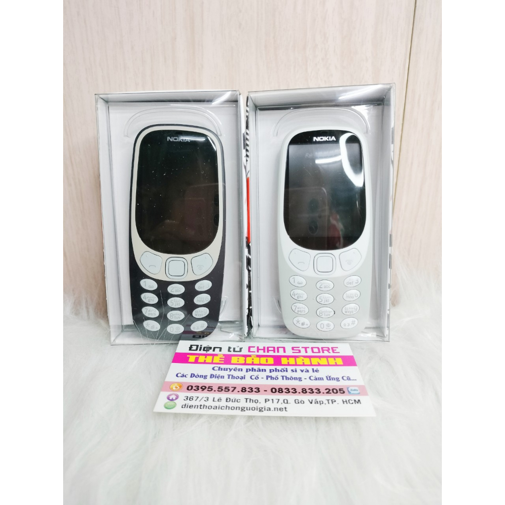 Điện thoại Nokia 3310 2sim 2 sóng full hộp đầy đủ phụ kiện