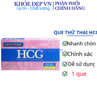Que thử thai HCG nhanh chóng , tiện lợi, chính xác 1 que (che tên khi giao hàng)