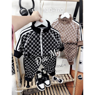 Set bộ gucci chất nỉ quảng châu siêu đẹp cho bé gái, bé trai