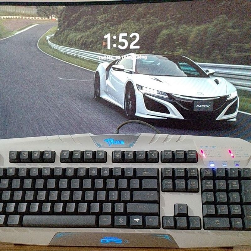 Bàn phím cơ E-Blue Mazer Gaming dây dù chống gập đứt