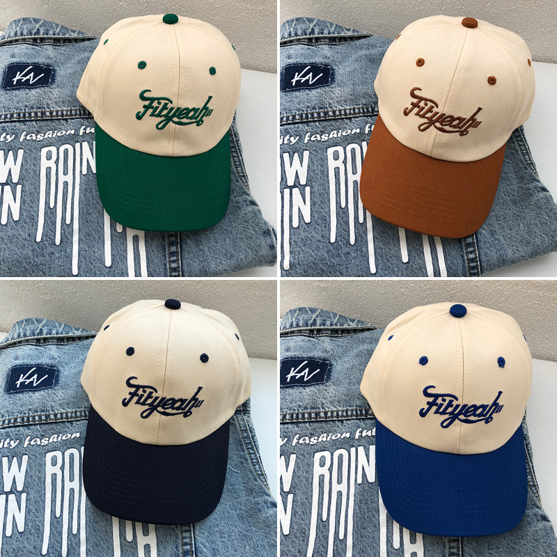 Nón kết nam nữ ❤️ mũ lưỡi trai cao cấp chất cotton mềm vintage thêu chữ Fityeah - LT37