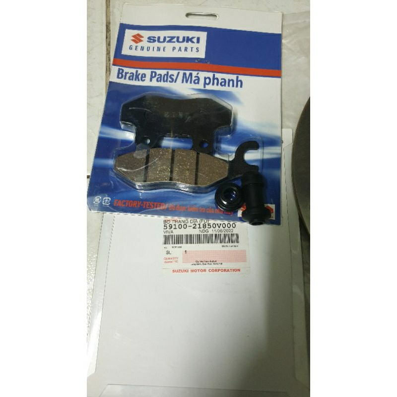 Combo Đĩa  Thắng Trước SUZUKI Viva 110, Fx125, Rgv, Akira-Hàng chính hãng