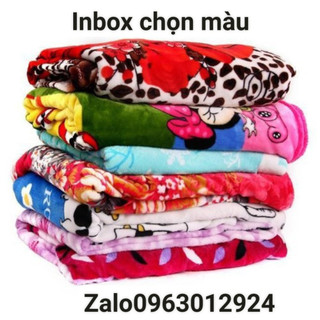 Mền nhung  tuyết Thái Lan / nhắn tin chọn màu / nếu ko , shop sẽ giao màu ngẫu nhiên.