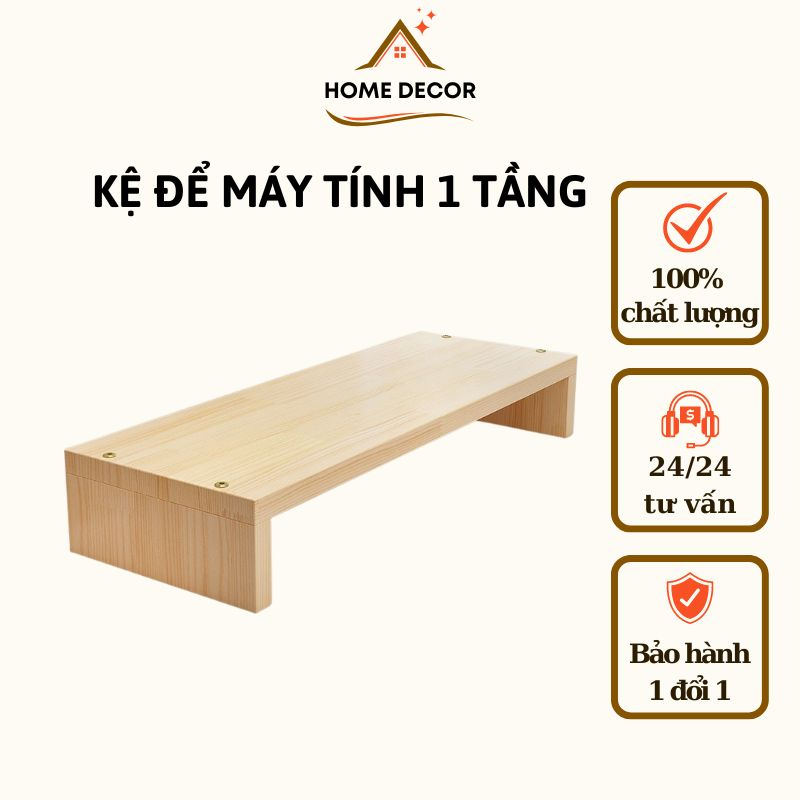 Kệ Để Sách - Kệ Để Máy Tính và Laptop Lắp Ghép Siêu Cute