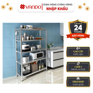 [𝗕𝗮̉𝗼 𝗵𝗮̀𝗻𝗵 36 𝘁𝗵𝗮́𝗻𝗴] Kệ để đồ đa năng nhà bếp inox nguyên bản chất lượng cao