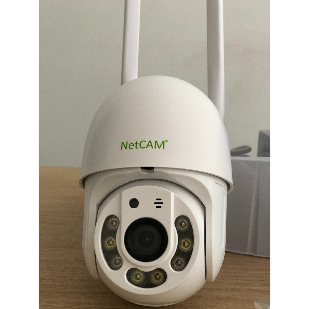 Camera IP Wifi gắn ngoài trời NetCAM STA3.0 / STA4.0, Chống Nước Xoay 360 Độ, Quay Đêm Có Màu