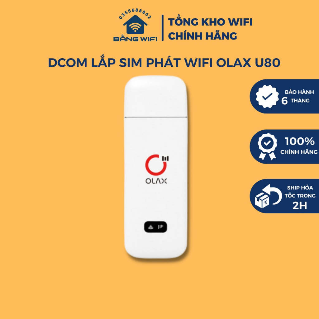 Dcom Phát Wifi Elite Usb 4G OLAX U80