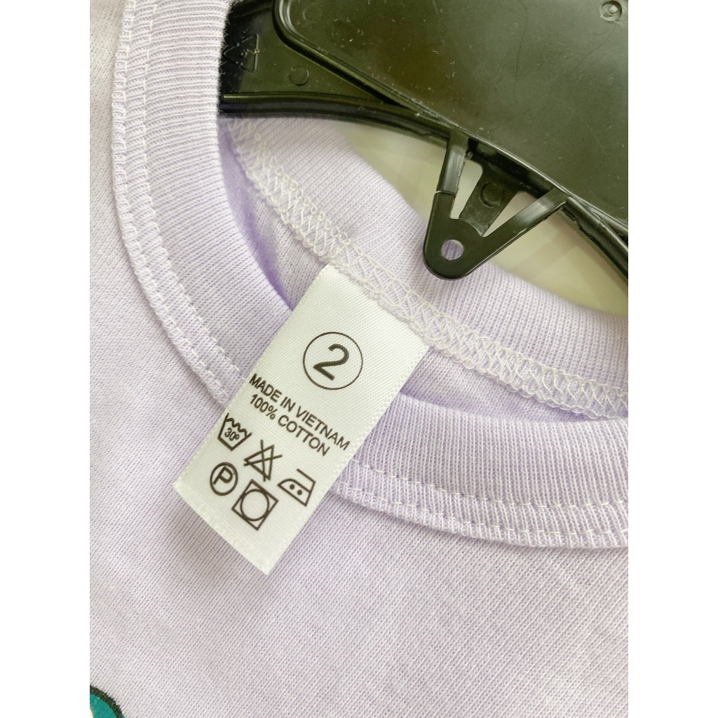 Bộ cộc tay, bộ hè bé gái Mikcey, Minie xuất dư 100% cotton bozip thoáng mát, thấm hút cho bé gái 8-22kg