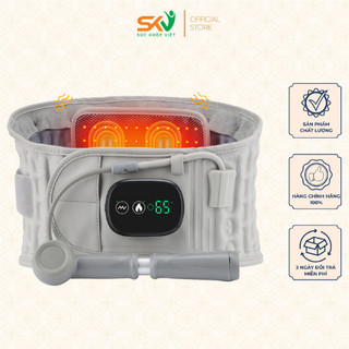 Đai hơi kéo giãn cột sống đai hơi cột sống - chườm nóng xoá bỏ đau thắt lưng, thoát vị đĩa đệm, đau lưng cấp