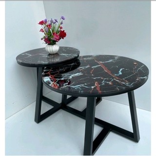 Bàn trà sofa , Bàn trà mặt đá mây , mặt đá dày 14mm