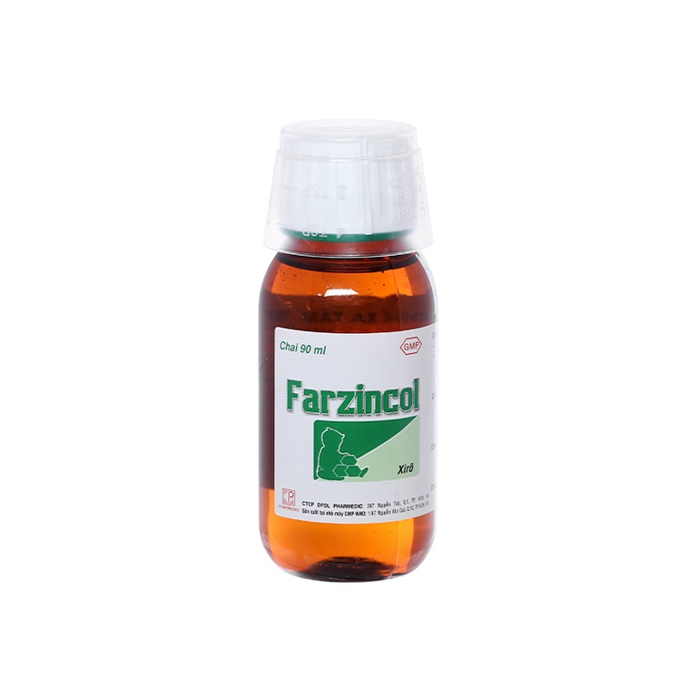 Siro/Viên uống Farzincol 10mg Bổ Sung Kẽm