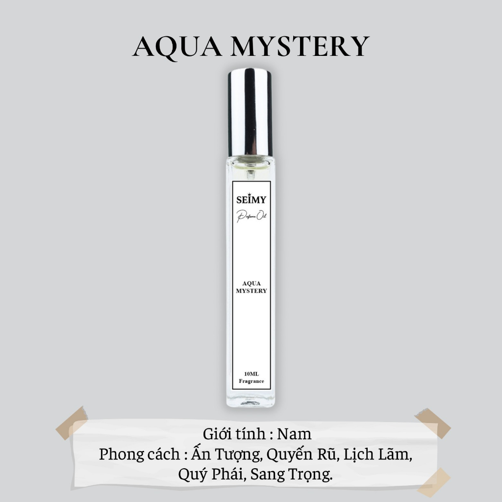 Tinh Dầu Nước Hoa SEIMY Aqua Mystery 10ml