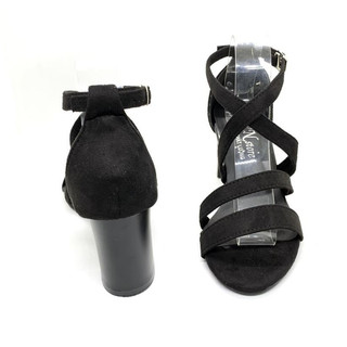 [ẢNH THẬT] Giày cao gót sandal 7 phân 2 dây chéo
