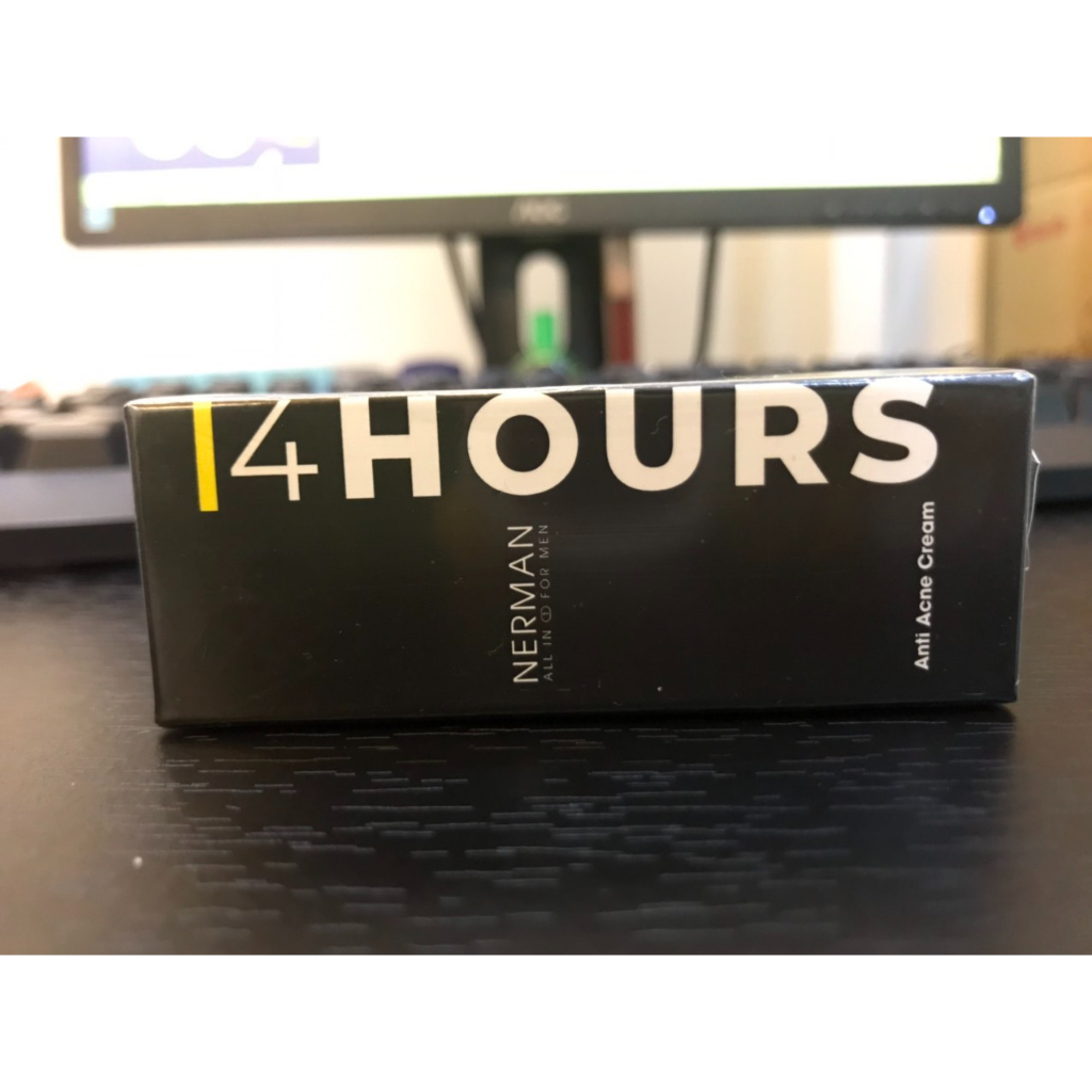 Kem Ngừa Mụn Nam Giới Nerman Anti Acne Cream 4 Hours 10ml - Hàng Chính Hãng