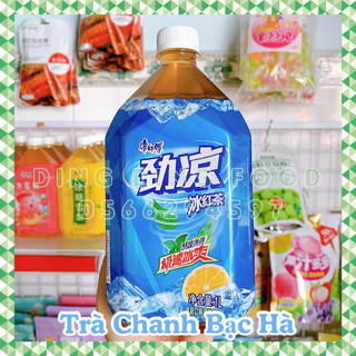 [HSD: 09/2023] [ 1 Chai ] Trà Chanh Bạc Hà Đài Loan 1000ml Mát Lạnh Giải Nhiệt, Ăn Vặt Cho Bé - DING DING FOOD