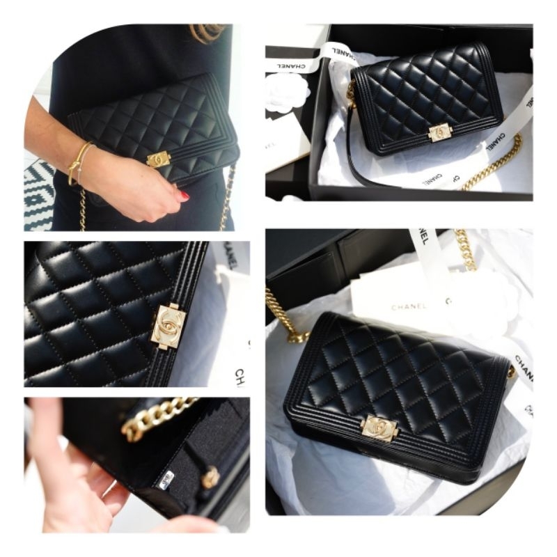 Túi xách nữ C.N WocBoy sz19cm tag vàng hàng siêu đẹp nét dã man fullbox nam châm