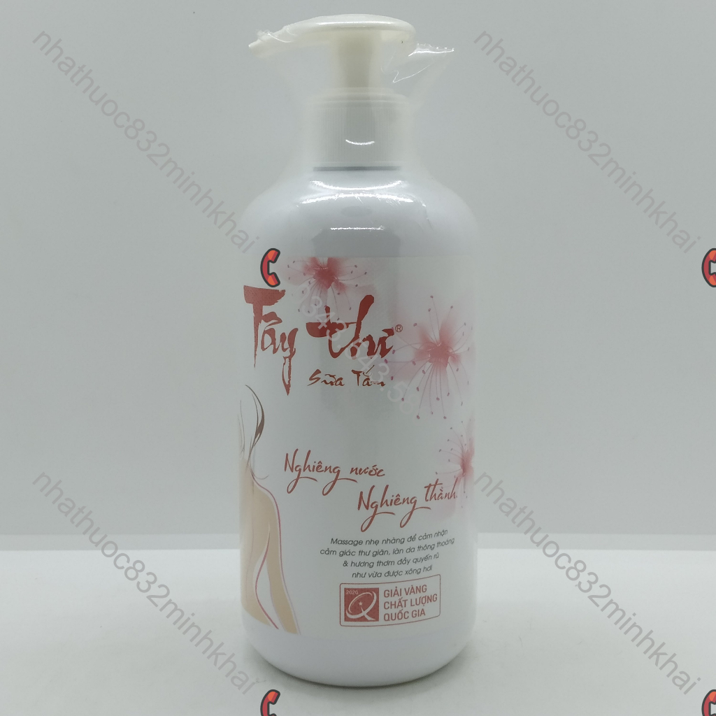 Sữa tắm Tây Thi chai lớn 480ml - Làm sạch da, ngứa da, sần da, mụn trứng cá, viêm chân lông, rôm sẩy