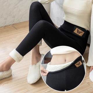 Quần Dài Nỉ Bông Giữ Nhiệt Form Legging Ôm Nữ Dày Dặn Mặc Ấm Mùa Đông Madela, Quần Legging Dài Nỉ Lót Bông Mùa Đông Nữ