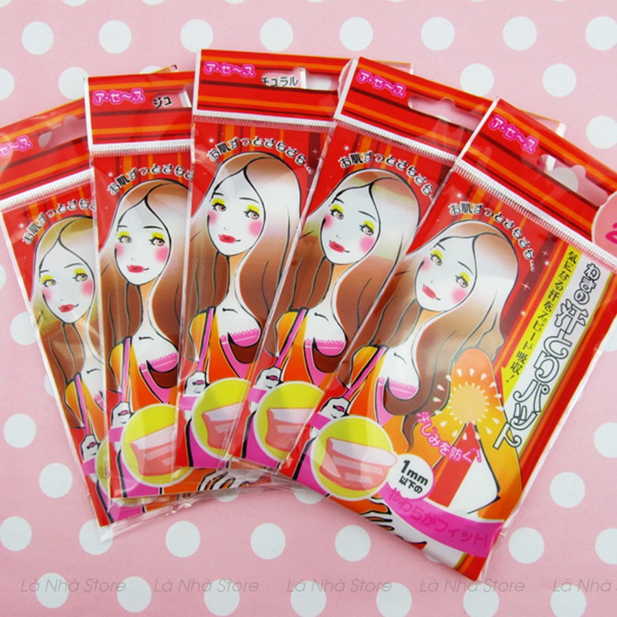 Combo miếng dán thấm hút ngăn đổ mồ hôi nách, tấm giấy lót dán nách áo vùng dưới cánh tay dùng cho cả nam và nữ