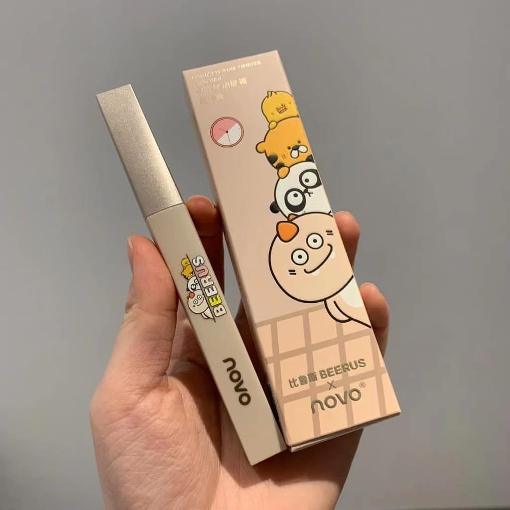 Mascara NOVO Birus Kháng Nước Lâu Trôi Đầu Cọ Mảnh Trong Suốt 2 Màu Lựa Chọn