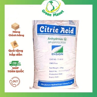 Acid citric dùng trong thực phẩm, bột chanh, acid chanh, bột chua 100 - 500g